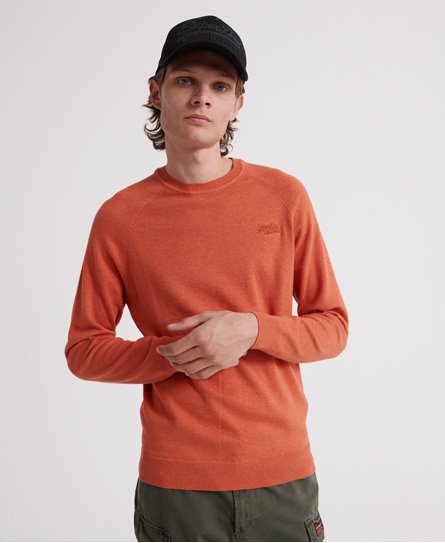 Orange Label Cotton Crew jumper