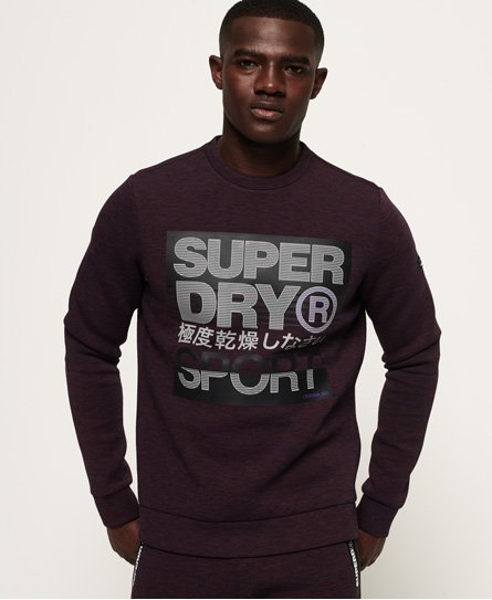 Superdry Core Gym Tech Crew Sweatshirt Men s Hoodies