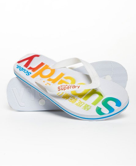 Superdry Scuba Faded Logo Flip Flops Scuba Faded Logo Flip Flops80419