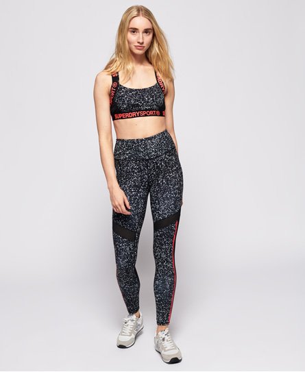 Superdry Sport Leggings mit Netzeinsatz Sport Leggings mit Netzeinsatz77260