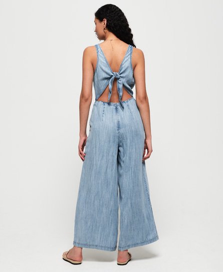 superdry denim jumpsuit