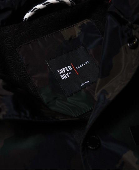 Mens - Surplus Goods Coach Jacket in Green Camo | Superdry Mens - Surplus Goods Coach Jacket in Green Camo | Superdry