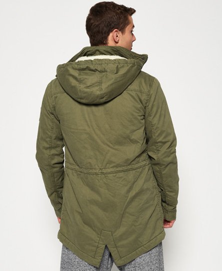 Herren Rookie Military Parka Jacke Dunkelarmy Superdry DE