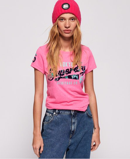Superdry Heritage Flock Entry T-Shirt Heritage Flock Entry T-Shirt100192