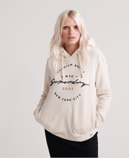 superdry applique hoodie