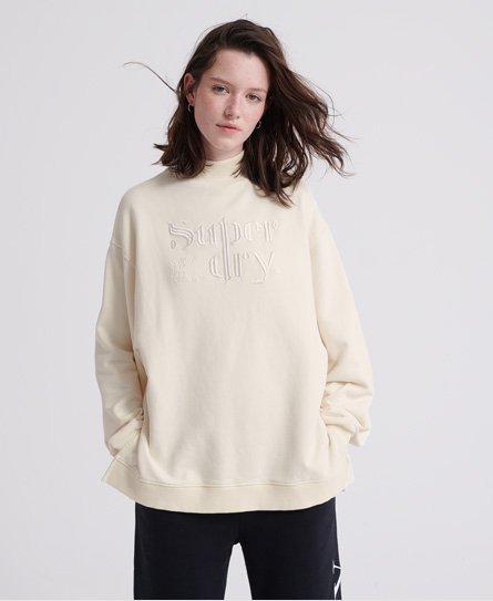High Neck Crew Sweatshirt 2025