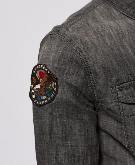 superdry dragway patch denim