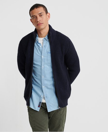 Men Knit Cardigan Knitwear Vest Plain Sweater Waistcoats Oversize Jumper L-4XL