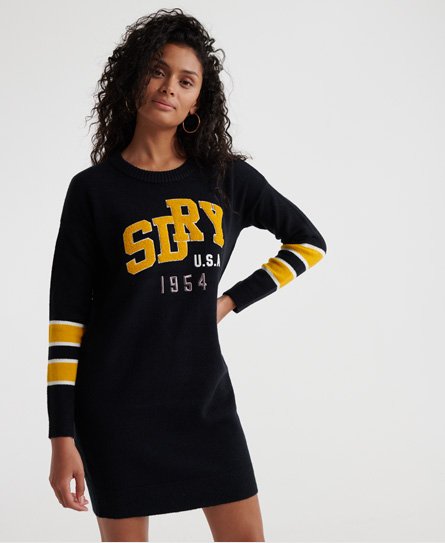 Superdry Superdry Applique Logo Knit Dress Superdry Applique Logo Knit Dress159249