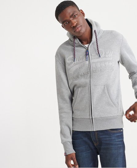 Felpa in stile competizione con cappuccio, applicazioni e zip Do da Uomo  Superdry