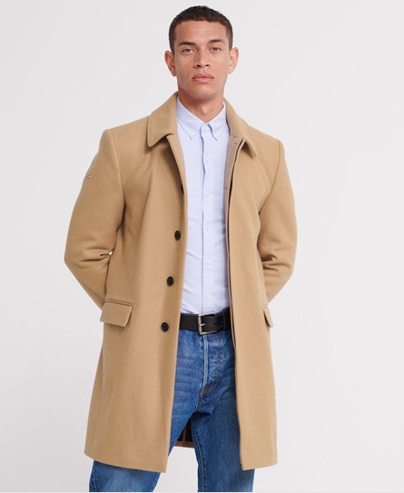 superdry camel coat
