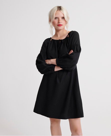Superdry Women’s Arizona Peek A Boo Dress Black - Size: 6