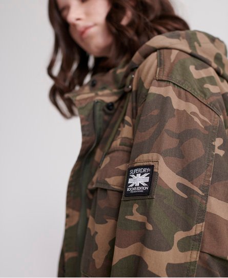 Superdry womens 2025 camo jacket