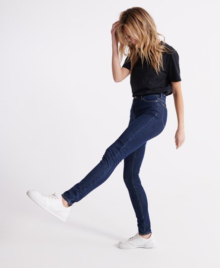 Superflex Hochbund-Röhrenjeans