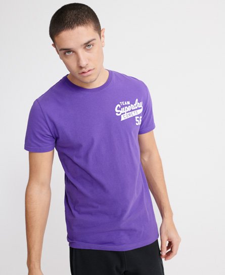 Superdry Klassisk T skjorte med skrift Herre T skjorter Superdry Klassisk T skjorte med skrift Herre T skjorter