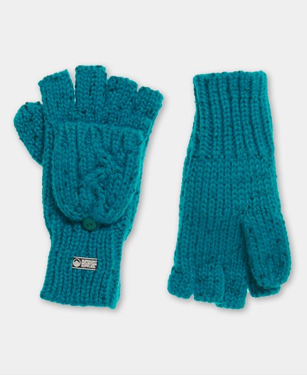 Superdry Gracie-hansker i flettestrikk