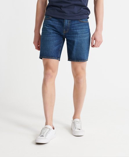 superdry men's 05 conor taper shorts dunkelblau - größe: