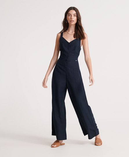 superdry denim jumpsuit