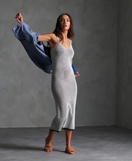 Superdry Edit Knitted Slip Dress