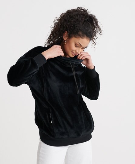 Superdry Chaqueta de chándal sin cierre de felpa Storm - Sudaderas con  capuchas para Mujer