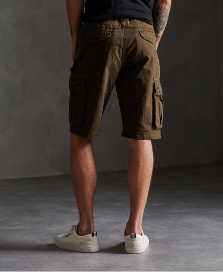 Mens - Core Cargo Heavy Shorts in Canopy Green | Superdry