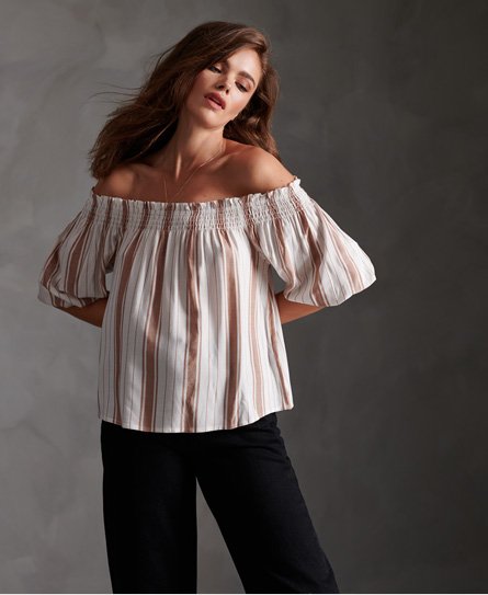 Superdry Desert top med bare skuldre