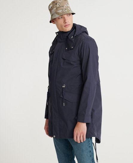 superdry long sleeve essentials parka coat