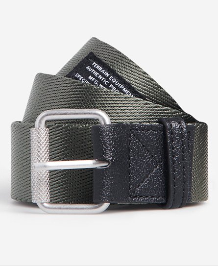 superdry canvas belt
