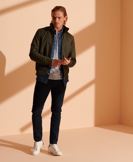 Superdry Harrington jakke med skorstenskrave