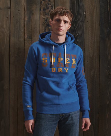 Superdry Klassisk Track & Field-hettegenser