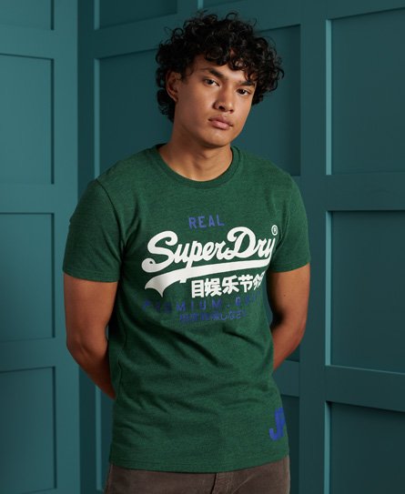 Superdry Vintage Logo Duo T Shirt Men S T Shirts
