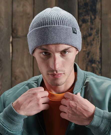 superdry cashmere beanie