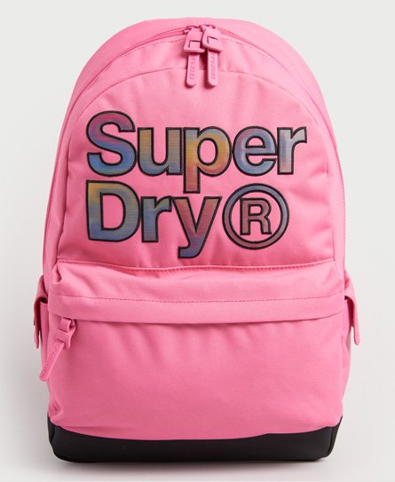 superdry women's rainbow infill montana rucksack pink - größe: 1größe