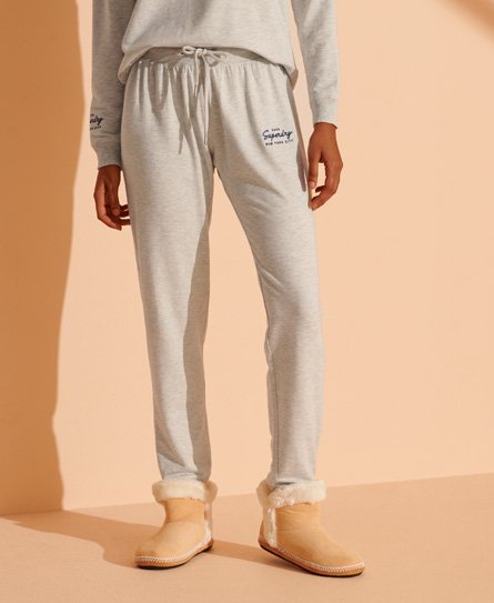 Click to view more detailed imagery on our partner's website Superdry Lucy Lounge Joggers In Light Grey
