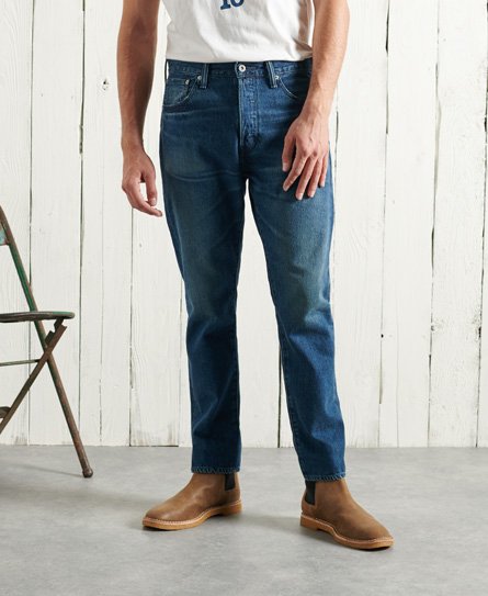Dry japanska raka jeans i begränsad upplaga