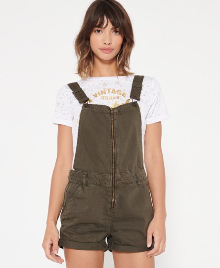 superdry dungarees shorts