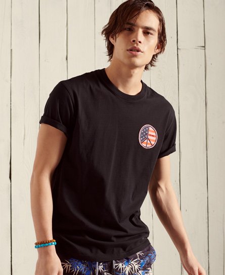 Click to view more detailed imagery on our partner's website Superdry Military Non Branded Graphic T-shirt In Black