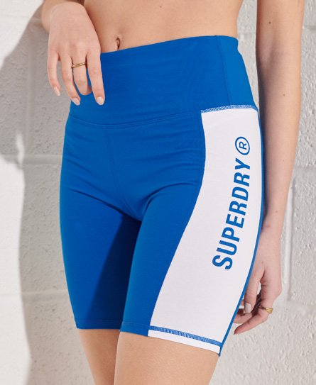 Superdry Women’s Active Lifestyle Cycle Short Blue / Royal - Size: 12
