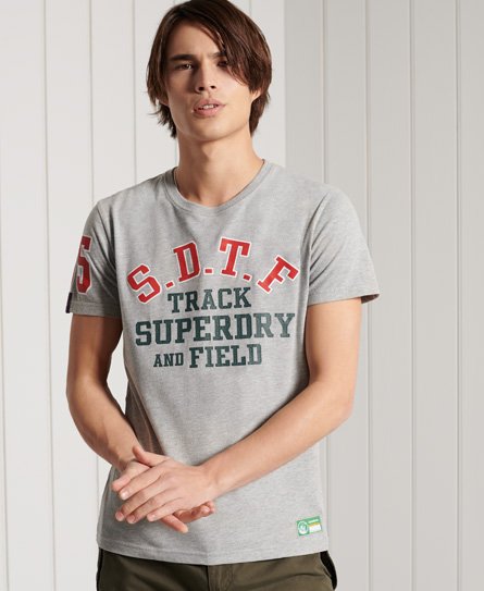 Track &amp; Field tunn t-tröja med grafiskt tryck 