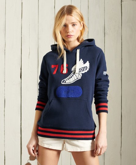 Womens Superdry Premium Goods Hoodie sweatshirt hoody RRP £45