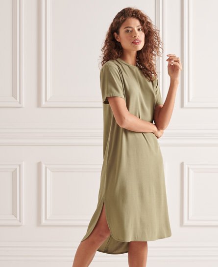 Vestido recto con bajo redondeado - Superdry - Modalova