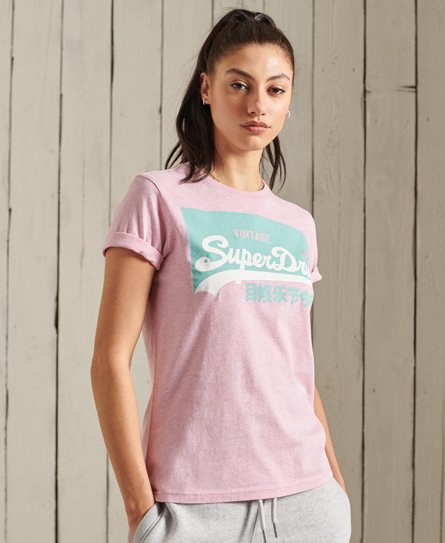 Superdry Cotton Vintage Logo Pastel In Pink | ModeSens