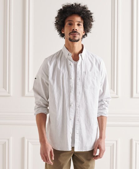 Cotton Linen Long Sleeved Shirt