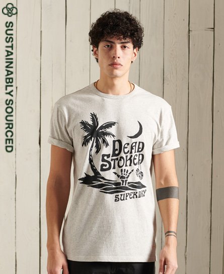 Superdry Cali Surf T-shirt i økologisk bomuld med afslappet pasform