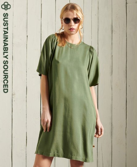 Superdry Women’s T-shirt Dress Green / Four Leaf Clover - Size: 8