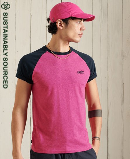 Superdry Baseball T-shirt i økologisk bomuld