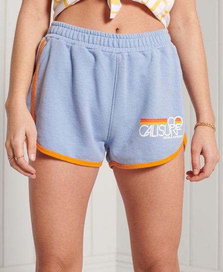 Superdry Women’s Cali Jersey Shorts Blue / Forever Blue - Size: 12