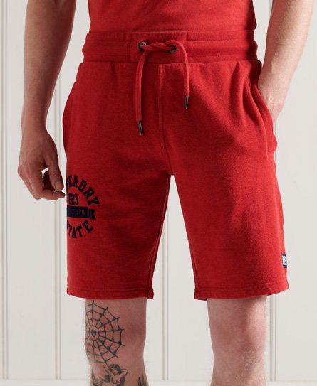 superdry red shorts