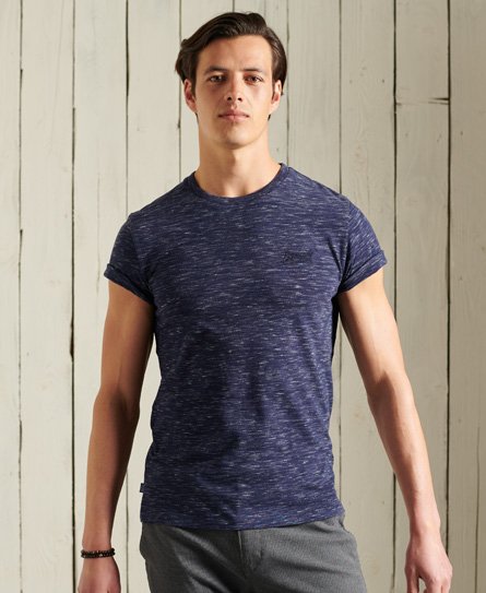 Superdry Men’s Organic Cotton T-Shirt Triple Pack Blue / Green Grit/Blue/Navy Spacedye - Size: XS
