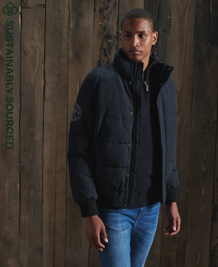 Non Hooded Bomber Jacket in Navy | Superdry